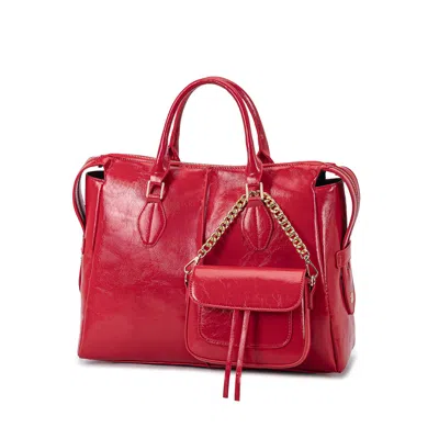 Mkf Collection By Mia K Yareli Tote Large Versatile Purse Handbag By Mia K. In Red