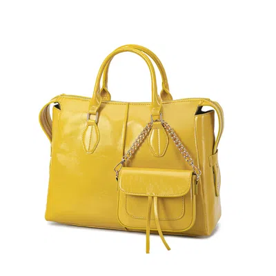 Mkf Collection By Mia K Yareli Tote Large Versatile Purse Handbag By Mia K. In Yellow