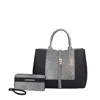 Mkf Collection By Mia K Yola Women's Tote Bag & Wallet Set By Mia K In Black