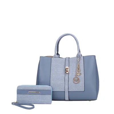 Mkf Collection By Mia K Yola Women's Tote Bag & Wallet Set By Mia K In Multi