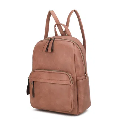 Mkf Collection By Mia K Yolane Backpack Convertible Crossbody Bag In Pink