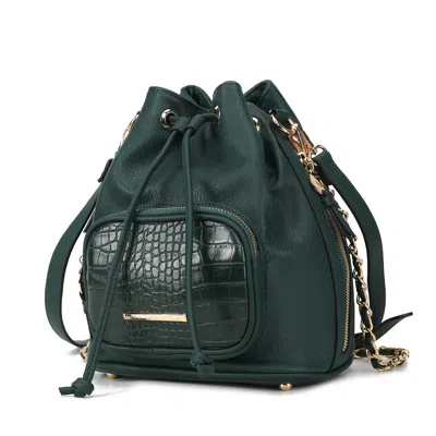 Mkf Collection By Mia K Azalea Bucket Shoulder Handbag For Women In Green