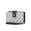 Mkf Collection By Mia K Mkf Collection Solene Circular Print Vegan Leather Women's Wristlet Wallet By Mia K In Green