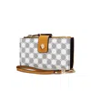 Mkf Collection By Mia K Mkf Collection Solene Circular Print Vegan Leather Women's Wristlet Wallet By Mia K In Yellow