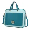 Mkf Collection By Mia K Nina Shoulder Messenger Bag Laptop Case By Mia K In Blue