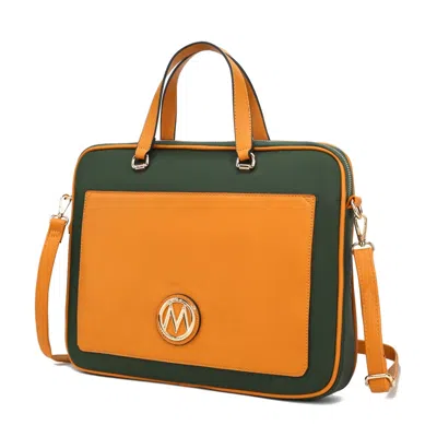 Mkf Collection By Mia K Nina Shoulder Messenger Bag Laptop Case By Mia K In Yellow
