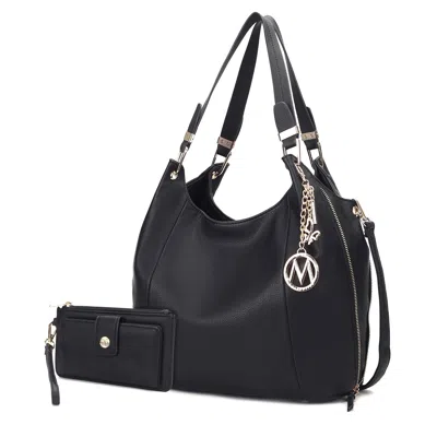 Mkf Collection Calina Expandable Women's Shoulder Bag By Mia K In Black