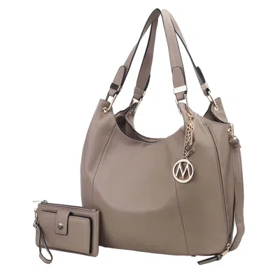 Mkf Collection Calina Expandable Women's Shoulder Bag By Mia K In Brown