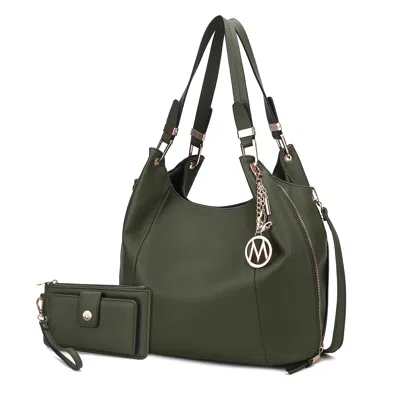 Mkf Collection Calina Expandable Women's Shoulder Bag By Mia K In Green