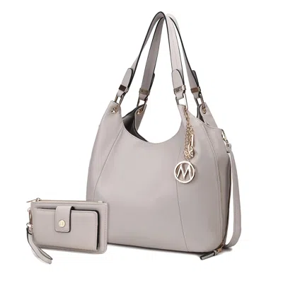 Mkf Collection Calina Expandable Women's Shoulder Bag By Mia K In Gray