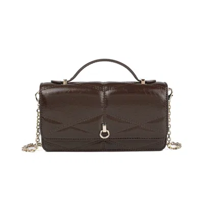 Mkf Collection Suzanne Shoulder Crossbody Bag By Mia K -coffee-vegan Leather In Brown