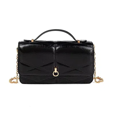 Mkf Collection Suzanne Shoulder Crossbody Bag By Mia K - Vegan Leather In Black