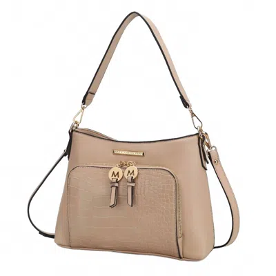 Mkf Collection Women's Anayra Shoulder Handbag In Taupe In Gray