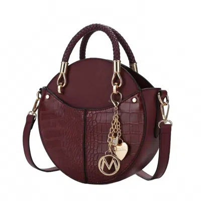 Mkf Collection Women's Nobella Crossbody Bag In Merlot In Red
