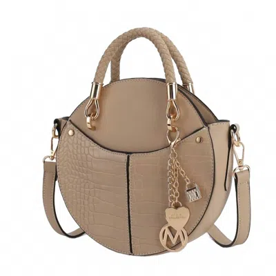 Mkf Collection Women's Nobella Crossbody Bag In Taupe In Gray