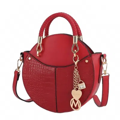 Mkf Collection Women's Nobella Crossbody Bag In Wine In Pink