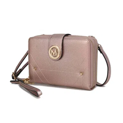 Mkf Collection Women's Sage Smartphone Wallet Convertible Bag In Rosegold In Multi