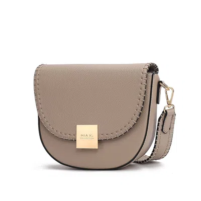 Mkf Isa Crossbody Women's Bag Stylish And Functional Accessory By Mia K. In Beige