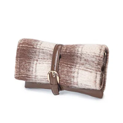 Mkf Koumei Women's Convertible Clutch Fashion Handbag By Mia K In Gold