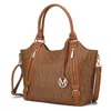 Mkf Thania Women's Stylish Tote Handbag By Mia K In Brown