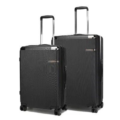 Mkf Tulum Large And Extra Large Check-in Spinner With Tsa Security Lock In Black
