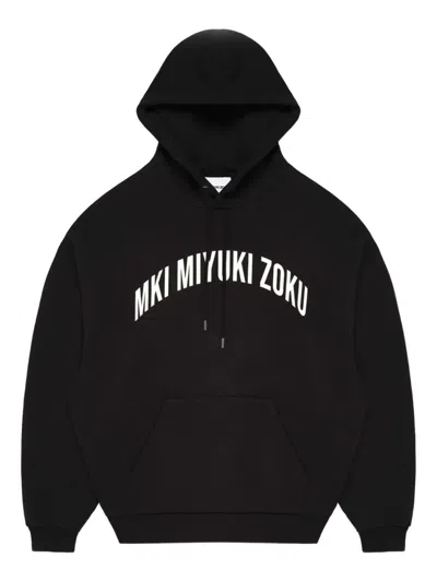 Mki Miyuki Zoku Arc-logo Hoodie In Black