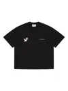 Mki Miyuki Zoku Swallow Printed Cotton T-shirt In Black