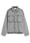 Mki Miyuki Zoku Denim Box Overshirt In Black