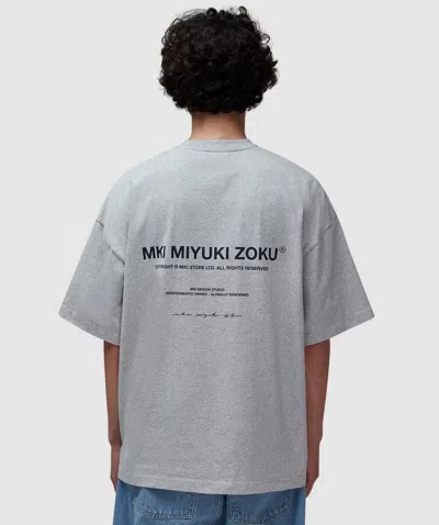 Mki Miyuki Zoku Design Studio T-shirt In Grey
