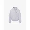 Mki Miyuki Zoku Ens Ink Flower-print Cotton Hoody Grey
