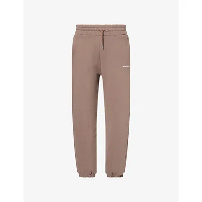 Mki Miyuki Zoku Ens Uniform Brand-print Cotton-blend Jogging Bottoms Mushroom Xxl