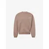 Mki Miyuki Zoku Ens Uniform Branded-print Cotton-blend Sweatshirt Mushroom