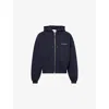 Mki Miyuki Zoku Ens Mki Miyuki-zoku Uniform Kangaroo-pocket Relaxed-fit Cotton-blend Hoody In Navy