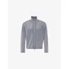 Mki Miyuki Zoku Ens Logo-embroidered Knitted Cotton Track Jacket Pigment Grey Xxl