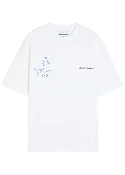 Mki Miyuki Zoku Flight Printed Cotton T-shirt In Multi