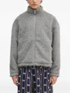 Mki Miyuki Zoku High-neck Jacket In Gray