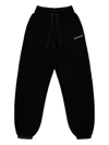 Mki Miyuki Zoku Logo-detail Cuffed Track Pants In Black