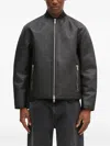 Mki Miyuki Zoku Logo-embroidered Bomber Jacket In Black