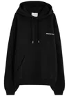 Mki Miyuki Zoku Logo Hooded Cotton-blend Sweatshirt In Black