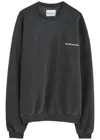 Mki Miyuki Zoku Logo-print Cotton Sweatshirt In Black