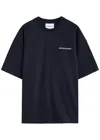 Mki Miyuki Zoku Logo-print Cotton T-shirt In Navy