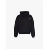 Mki Miyuki Zoku Logo Hooded Cotton-blend Sweatshirt In Black