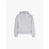 Mki Miyuki Zoku Mki Miyuki-zoku Mens Grey Uniform Branded-print Cotton-blend Hoody