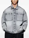 Mki Miyuki Zoku Pocket Denim Overshirt In Multi