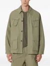 Mki Miyuki Zoku Ripstop Overshirt In Green
