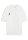 Mki Miyuki Zoku Swallow Printed Cotton T-shirt In White
