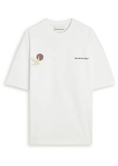 Mki Miyuki Zoku Swallow Printed Cotton T-shirt