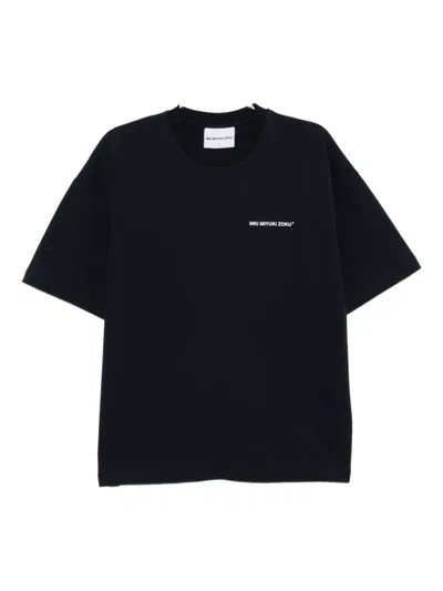 Mki Miyuki Zoku Uniform T-shirt In Black