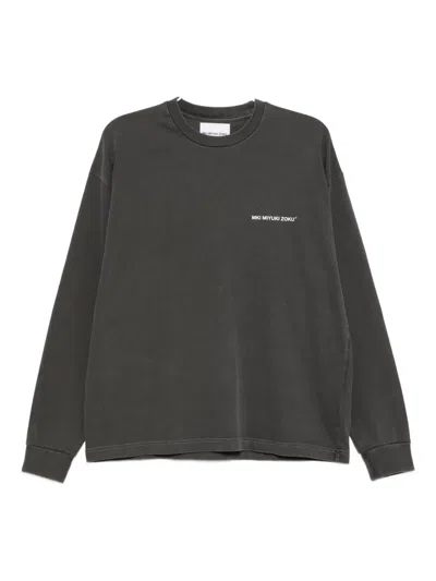 Mki Miyuki Zoku Uniform T-shirt In Gray