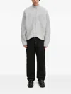 Mki Miyuki Zoku Zip-up Cardigan In Gray